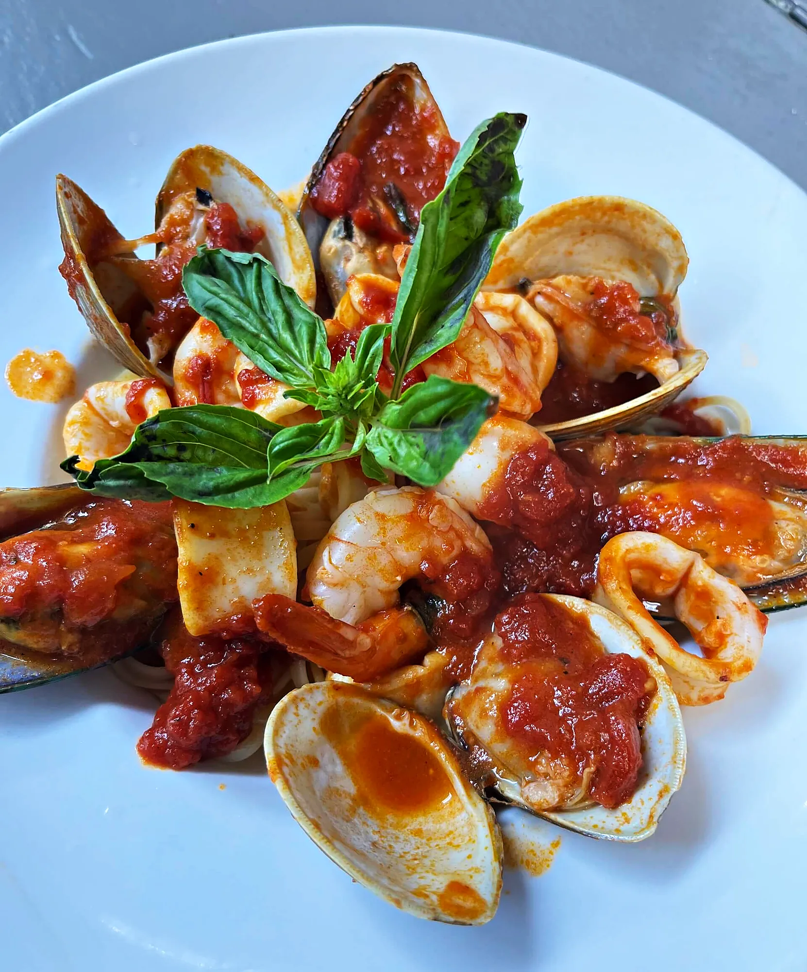 Seafood fra diavolo